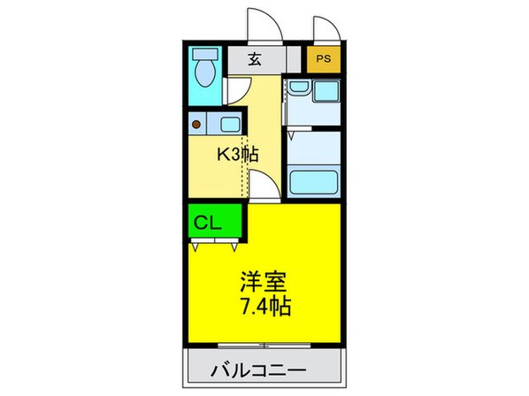 フォンテ－ヌ上野芝の物件間取画像